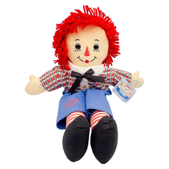 Applause 16" Classic Raggedy Andy Soft Cloth Doll w/Tags Signed by Joni Gruelle - Picture 3 of 7